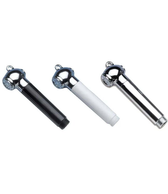 BARKA HANDDOUCHE 1/2 M AAN, UIT KNOP Zwart