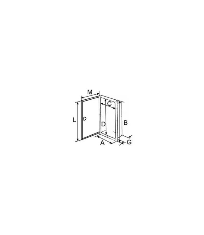 NUOVO RADE TOILETROL HOUDER NATTE CEL150X190MM WH