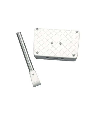 NUOVO RADE MOTORPLANKJE RAILING MOUNTING WHITE 22,8X1