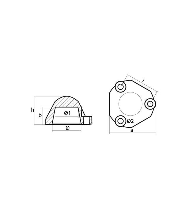 TECNOSEAL AUTOPROP ANODE ZINK H5