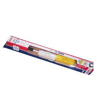LALIZAS DEKBORSTELSET STEEL/BRUSH YELLOW,WHITE/JAK