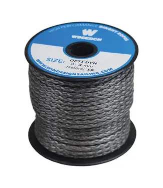 WINDESIGN MINIREEL DYNEEMA 3.0 MM GECOAT 16 M