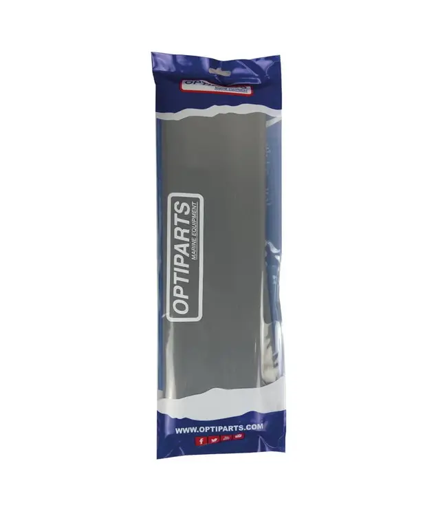 Optiparts De Optimist drijfzakken van Optiparts zijn gemaakt van polyurethaan gecoat nylon en zijn ongeveer de helft van het gewicht en aanzienlijk sterker dan drijfzakken van PVC of PVC gecoat nylon. Sommige zakken zijn verkrijgbaar met een twistlock-buisventiel.
