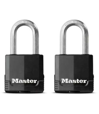 Masterlock PADLOCK SET OF 2 LAMINATED 48 MM