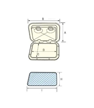 NUOVO RADE INSPECTION HATCH TOP LINE 270x375 Black