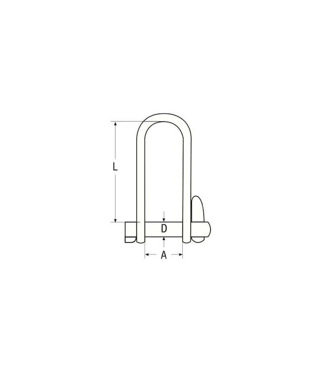 D-SNELSLUITING GESMEED<span> - </span>6 mm