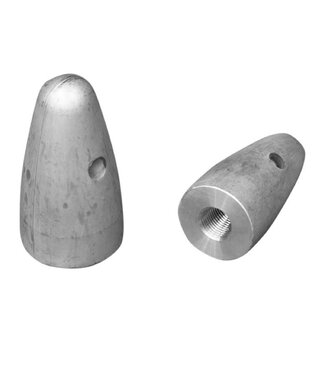 TECNOSEAL VOLVO NUT PROPELLER 25MM M16 0.33 KG ZINC