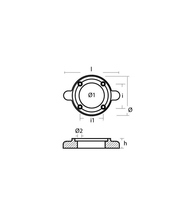 TECNOSEAL 01305 SINK ANODE SAILDRIVE