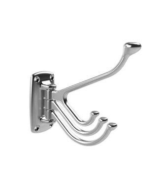 FORESTI & SUARDI CLOTHES HOOK (4) 113X40MM chrome