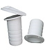 LALIZAS 47088 THRU-HULL SYSTEM W/FLAP FOR HOSE Ø79MM WHITE