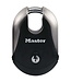 Masterlock Hangslot uit de Titanium serie met schouder. 60mm breed huis van RVS met beugel van gehard staal.