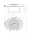 NUOVO RADE HOORN 12V FLUSH MOUNT 1.5A