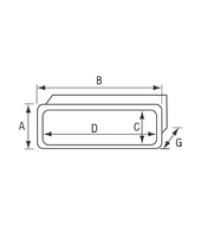 NUOVO RADE OPBERGVAK 1/2 OPEN 170x420mm