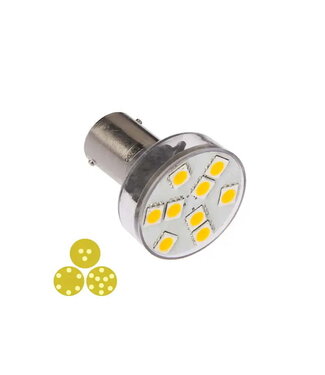 NAUTICLED BA15D 3 STEP DIM WW 10-30V, 0,8/1.4/2.0W