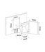 LALIZAS OMHUIZING VOOR DEKVULDOP WIT 145X191
