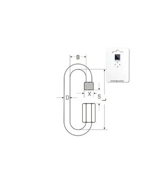 QUICK LINK 12 mm - blister card