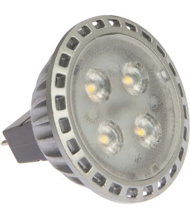 NAUTICLED MR16, GU5.3 base LED, with internal 10-30VDC stabilizing driver, 2700K CCT.