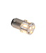 NAUTICLED Ba15D LED, Bayonet double pin with internal 10-35VDC stabilizing driver, 2700K CCT, Ra>85. Steppless dimmable LED without buzzing or quick fade out.
