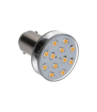 NAUTICLED BA15S SINGLE 10-35VDC 2.1W/20W WW