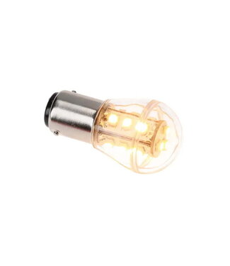 NAUTICLED BA15D DOUBLE 10-35VDC 1.6W/15W WW