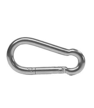 CARABINER HOOK S.STEEL 316 70 mm