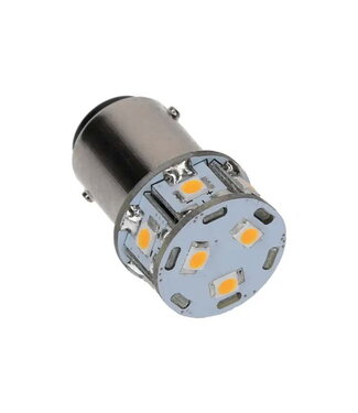 NAUTICLED BA15D DOUBLE 10-35VDC 1W/10W, WW