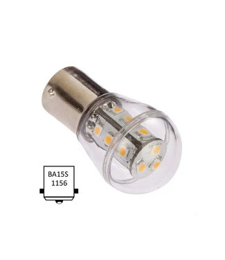 NAUTICLED BA15S SINGLE 10-35VDC 1.6W/15W, WW