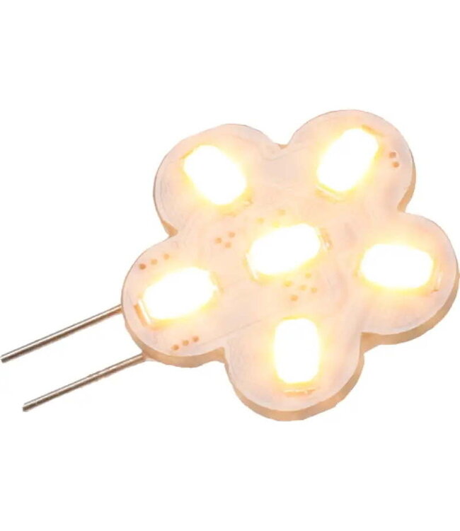 NAUTICLED G4 Premium LED with internal 10-35VDC stabilizing driver,2700K CCT, Ra>93, R9>85. Steppless dimmable LED without buzzing or quick fade out.