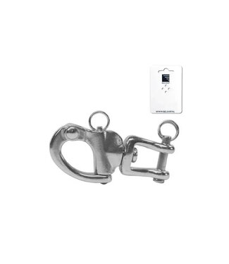 SNAP SHACKLE WITH WARTEL+SLUITING 87 mm - blister card