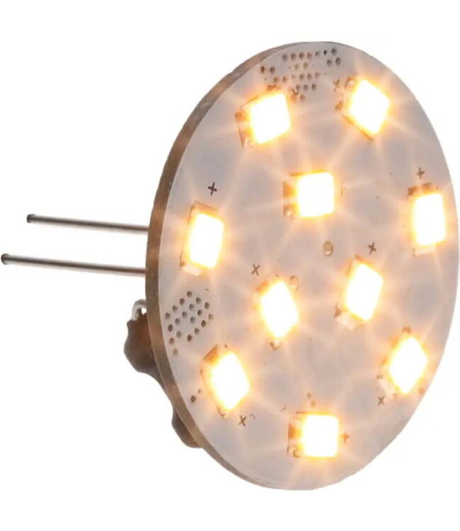 NAUTICLED G4 Pro LED with internal 10-35VDC stabilizing driver,2700K CCT, Ra>85. Steppless dimmable LED without buzzing or quick fade out.