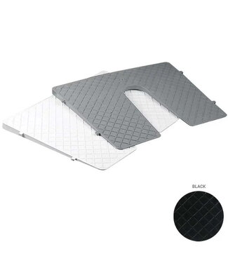 NUOVO RADE TRANSOM PROTECTION PLATE FOR OUTBOARD ENGINE 450x360mm Grey