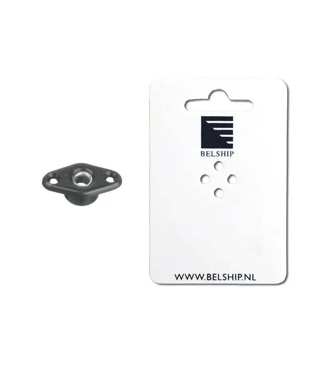HOLT DOORVOER ZWART KUNSTSTOF+RVS BUS HA4039 - blister