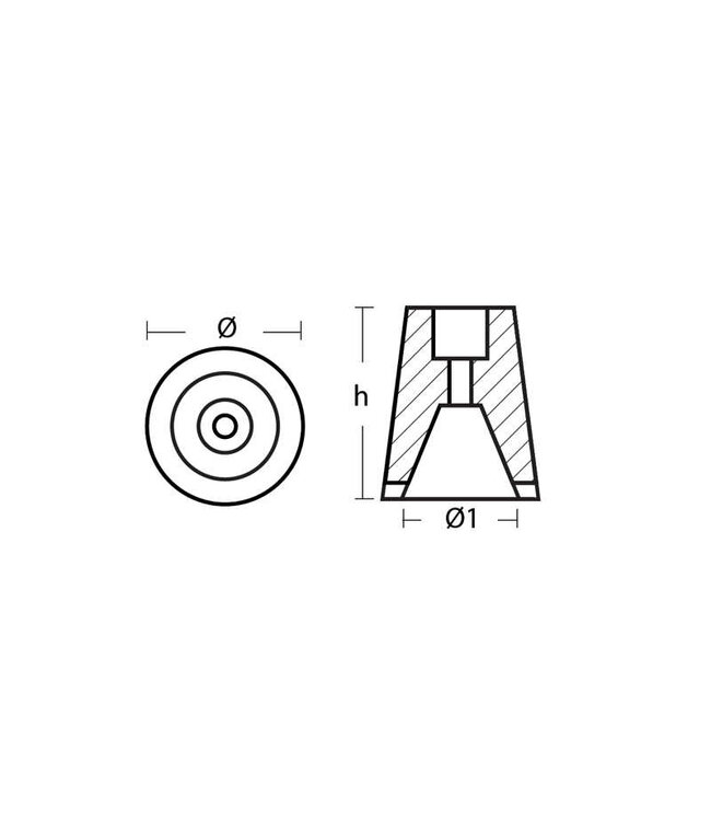 TECNOSEAL SOLE PROP ANODE 32