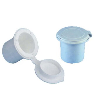 NUOVO RADE HOUSING INBOUWDOUCHE, ROUND, WHITE