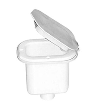 NUOVO RADE HOUSING INBOUWDOUCHE VIERKANT WHITE