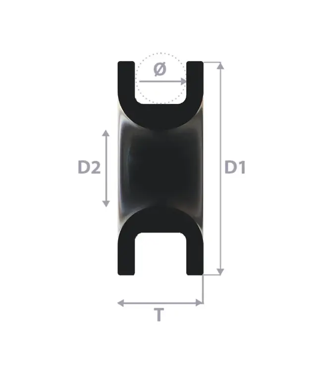 Optiparts Het lichtgewicht alternatief voor een blok, zonder bewegende delen, dit is een extreem laag onderhoudsartikel van Windesign.