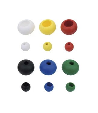 SEA SURE BEAD ASS. OF COLOURS PER 6 PCS 32/6 mm