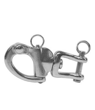 SNAP SHACKLE WITH WARTEL+SLUITING 70 mm - blister card