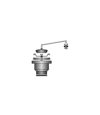 BARKA DRAIN STRAIGHT 38MM (1 1/2")