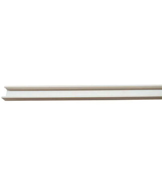 DOME10 WHITE PLASTIC PROFILE 1M
