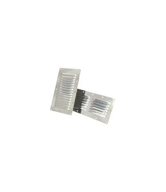 NUOVO RADE VENTILATION GRILLE LOUVRE S.STEEL 316 0,8MM 127x115 mm