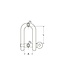 D-SLUITING MET OOGBOUT<span> - </span>5 mm
