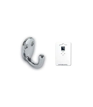 FORESTI & SUARDI HANDDOEKHAAKJE SINGLE Chrome - blister card