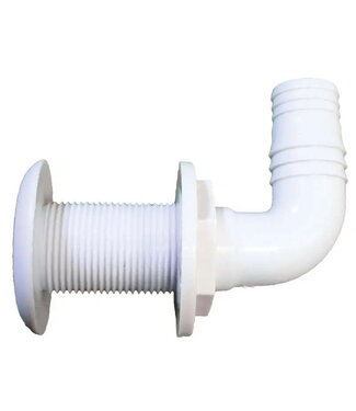 NUOVO RADE SKIN FITTING PLASTIC WITH HOSE TAIL 25 MM