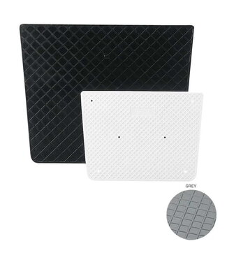 NUOVO RADE TRANSOM PROTECTION PLATE FOR OUTBOARD ENGINE 300x220 MM Grey
