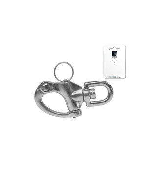 SNAP SHACKLE WITH SWIVEL 68 mm - blister card