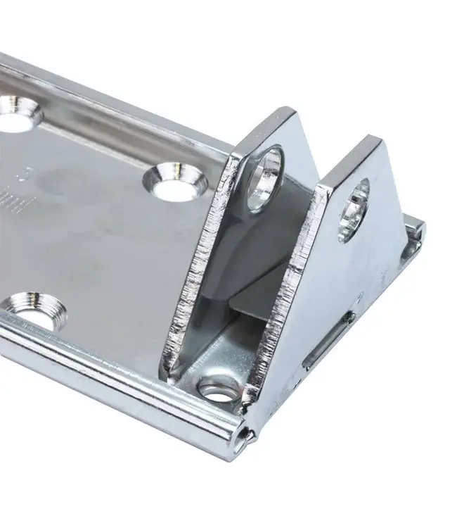 Optiparts Mastvoet veer klem systeem los.