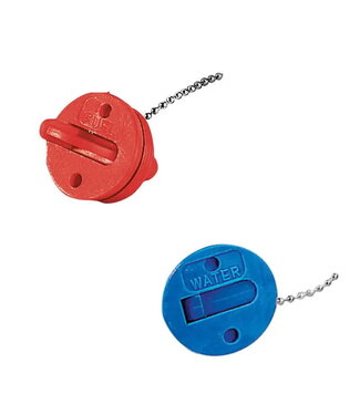 NUOVO RADE FILLER CAP WATER BLUE 38MM (SPARE)