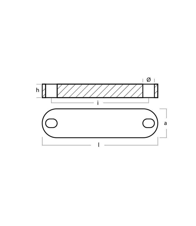 TECNOSEAL 03610AL  ANODE ALUM QUICK THRUSTER BTQR