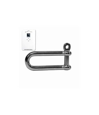 D-SHACKLE LONG MODEL WITH EYE BOLT 8 mm - blister card